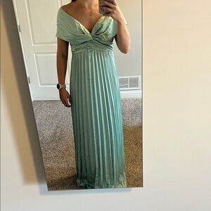 Green / Mint Floor Length Dress